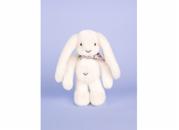 Doudou Plyšový králíček s šátkem bílý 35 cm