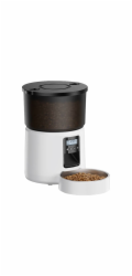 Automatický dávkovač krmiva Rojeco 3 l v tlačítkovém provedení (bílý)