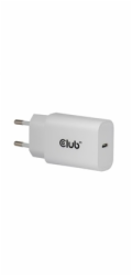 Club3D Nabíječka, USB-C, Power Delivery 15V/2A, 2-pack, bílá