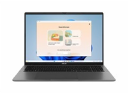 ASUS NTB Vivobook S16 (S3607CA-RP005W), Ultra 7 255H, 16" 1920 x 1200, 16GB, 1TB SSD, Intel, W11 Home, Matte Gray