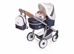 Dětský kočárek DeCuevas 80537 skládací pro panenky 3 v 1 s batůžkem TOP Collection 2020 - 70 cm