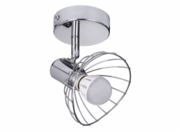 Activejet GIZEL single ceiling wall lamp chrome E14 spotlight for living room