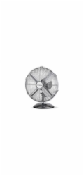 Orava SF-100 X stolní oscilující ventilátor, 3 stupně rychlosti, oscilace doprava a doleva, stříbrná
