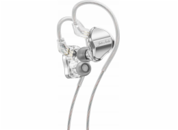 FiiO Sluchátka FiiO JD1 Type-C – Dynamická IEM sluchátka – Stříbrná