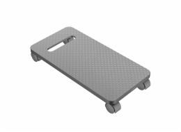 Desktop computer stand, on wheels (black) 15 kg