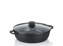 Hluboká pánev s poklicí a keramickým povrchem 32 cm ATURA KL-15167