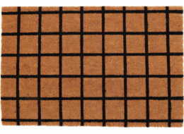Home Styling Collection Vzorovaná rohožka z kokosového vlákna, 59 x 39 cm