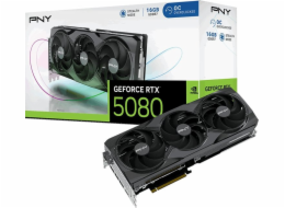 PNY Grafická karta GeForce RTX5080 OC 3F 16GB 256bit 960GB/s
