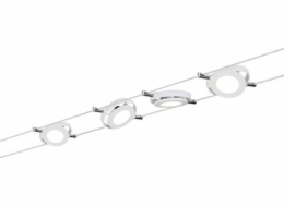 Paulmann RoundMac LED DC 4x4W kabelový systém matně bílý 230V/12V DC 36VA kovový