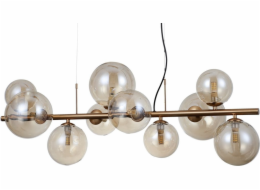Italux Závěsná lampa Canello PND-406007-10-HBR stylová mosazná závěsná lampa
