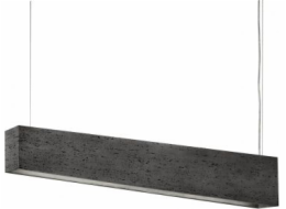 Nowodvorski Závěsná lampa kámen, travertin, 1x39W, T5, šedá (7014)