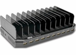 Tripp Lite USB adaptér 10portová USB nabíjecí stanice Tripp Lite s nastavitelným úložným prostorem U280-010-ST-CEE 96 W