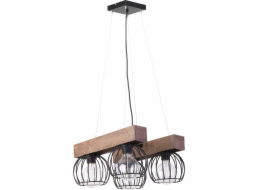 Sigma Závěsná lampa Milan industriální skandinávská černá (31576)