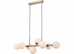 Italux Závěsná lampa Modernistická závěsná lampa Mirellio Glass Balls Mosaz