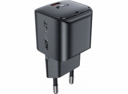 Acefast Nabíječka A77 Mini PD 30W GaN USB-C do zásuvky - černá