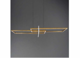Trio Závěsná lampa Salinas LED závěsná lampa 320310308 závěsná 34W 3000K zlatý rám