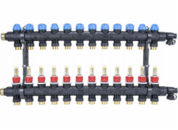 Afriso Rozdělovač ProCalida EF1 K 12 topných okruhů, G1, 0,2÷1,6 l/min 81272