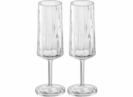 Koziol Sklenice na šampaňské CLUB č. 14, supersklo, 2 x 100 ml, KOZIOL