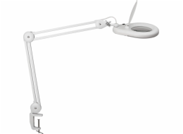 Maul Stolní lampa MAUL LED Lupenleuchte Viso s bílou svorkou