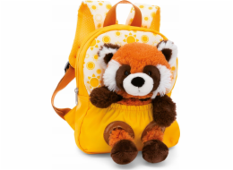 NICI NICI 49854 Batoh 21x26cm žlutý + červený maskot panda 25cm