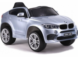 Lean Sport Auto na baterie BMW X6 stříbrně lakované