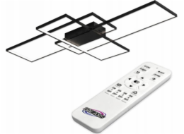 Masterled Galaxis Pegaz LED stropní svítidlo 130W 3bodové stropní svítidlo (s dálkovým ovládáním) černé
