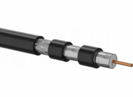 Alantec Venkovní koaxiální kabel s gelovým třístíněným RG6 75 Ohm, 1,02/4,55/6,86 PE Fca 500m RGTec