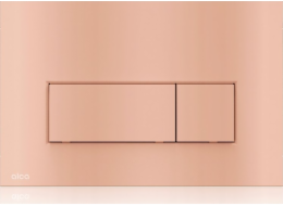 NoName Splachovací tlačítko M57-RG-M / ALCA / TENKÉ / TLAČÍTKO / ČERVENO-ZLATÉ MATNÉ