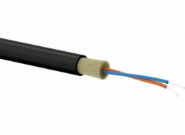 Alantec Optický kabel OS2 pro účastnické FTTx kulatý SM 2J 9/125 G657A LSOH černý