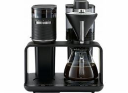 Melitta Kávovar Drip Melitta - EPOS černá a stříbrná - Kávovar na překapávání s vestavěným mlýnkem