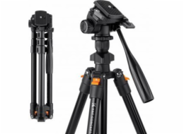K&F Video stativ Tripod Concept K234A0 s 3D hlavou a držákem telefonu