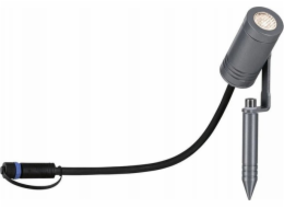 Paulmann Plug & Shine RADIX LED zahradní bodové světlo 6W 600lm 3000K IP65 24V šedá/hliníková
