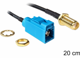 Delock Anténní kabel 0,2 m černý (88583)