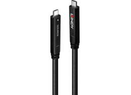 Lindy USB kabel LINDY 15m hybridní kabel USB 3.2 Gen 2 a DP 1.4 typu C