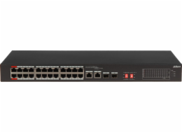 Dahua Technology Přepínač PRŮMYSLOVÝ POE PŘEPÍNAČ S3226-24ET-240 24PORTOVÝ SFP DAHUA
