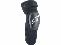 Alpinestars Chrániče kolen A-IMPACT PLASMA ELITE SHIELD, černobílé, úroveň ochrany 2, velikost: XL