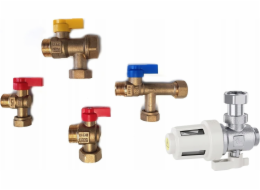 Caleffi Připojovací sada pro závěsné kotle s přístrojem Caleffi XS®, sada 1
