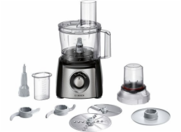 Bosch Kuchyňský robot MCM3401M Černá/Nerezová ocel, 800 W, Počet rychlostí 2, 2,3 l, Mixér, Mlýnek na maso