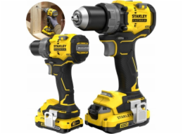 Stanley Akumulátorová vrtačka/šroubovák FatMax V20 SFMCD725D2K 18V, 2x 2Ah baterie