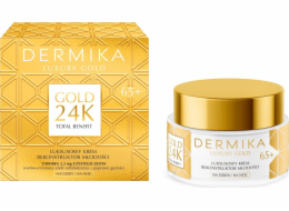 Dermika Luxury Gold 24K Total Benefit Luxusní regenerační krém pro mladší pleť 65+ pro den i noc 50ml