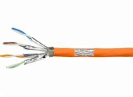 Logilink Verlegekabel S/FTP Cat7 AWG23 1000 MHz oranžová 200,0 m