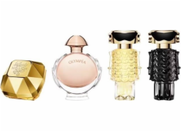 Paco Rabanne Paco Rabanne Miniaturní dárková sada Lady Million Eau de Parfum 5 ml + Olympea Eau de Parfum 6 ml + Fame Eau de Parfum 4 ml + Fame Parfum, 4 ml