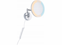 Paulmann Kosmetické zrcátko Kosmetické zrcátko MASUA LED 4W 2700/4000/6500K + vypínač IP44 230V matná černá / kov