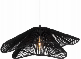Leitmotiv Závěsná lampa Jídelní lampa nad stůl SOMBRERA, proutěné stínidlo, O 60 cm