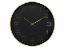 Karlsson Nástěnné hodiny ELEGANCE GLOW, O 40 cm