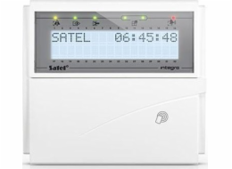 Satel LCD klávesnice (bílé podsvícení, čtečka bezkontaktních karet 125 kHz) INT-KLCDR-W