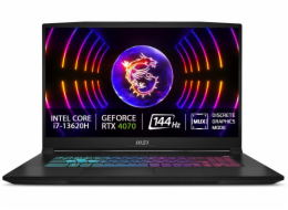 MSI Katana 17 B13VEK-1464XCZ, i5-13420H/16GB/1TB SSD/RTX 4050, 6GB/17,3" FHD IPS, 144Hz/Bez OS/černá