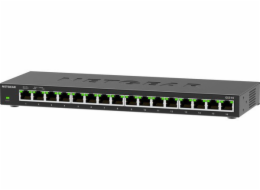 NETGEAR GS316v3 - Přepínač - nespravovaný - 16 x 10/100/1000 - Stolní počítač, montážní lišta