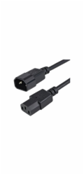 StarTech 1M C14 - C13 napájecí kabel, černý (PXT1001M)