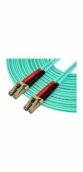 Startech 10 m OM4 LC to LC Multimode Duplex Fiber Optic Patch Cable- Aqua - 50/125 - Fiber Optic Cable - 40/100Gb - LSZH (450FBLCLC10) - Patch kabel - multirežim LC (M) do multirežim LC (M) - 10 m - 1